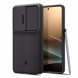 Spigen Optik Armor maciņš priekš Samsung Galaxy S26 Ultra melns