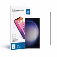 Aizsargstikls Blue Star - SAMSUNG Galaxy S23 Ultra pilna seja (pilna līme/saderīgs ar apvalku) - melns Aizsargstikls Blue Star