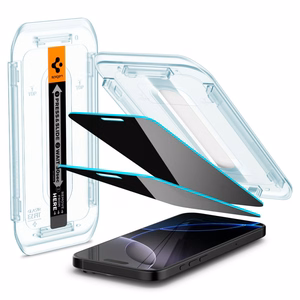 Spigen Glas.tR EZ Fit Privacy Закалённое стекло для iPhone 16 Pro / 17 / 17 Pro - 2 шт.