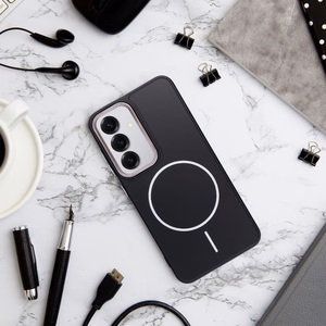 FRAME MAG COVER viedtālruņa apvalks saderīgs ar MagSafe SAMSUNG S25 FE melna