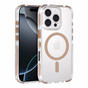 Tel Protect Strap Skaidrs viedtālruņa apvalks Iphone 17 zelts