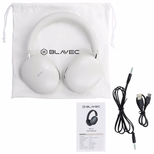 Blavec Полноразмерные Bluetooth Наушники BO-13 Bass Aceonix ANC (BO13-W) белые