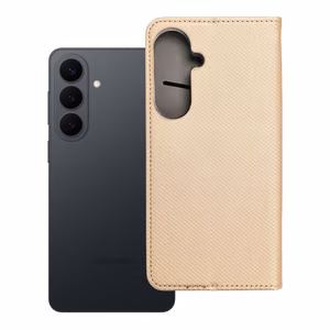 SMART CASE Book priekš SAMSUNG S26 Plus zelta krāsā
