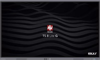 Avtek International TS 8 Lite G 75 Interactive flat panel 190.5 cm (75") LED Wi-Fi 420 cd/m² 4K Ultra HD melns Touchscreen Built-in processor Android 14 24/7