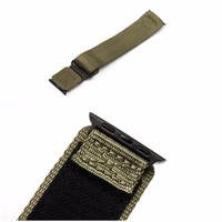 FORCELL F-DESIGN FA05 neilona siksniņa APPLE pulkstenim 42 / 44 / 45 / 49 mm zaļa