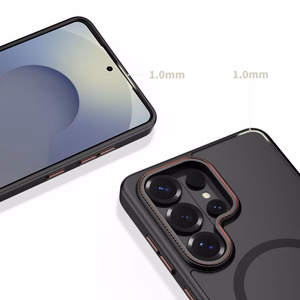 Tech-Protect MagCam MagSafe Maciņš for Samsung Galaxy S26 Ultra - melns and sarkans