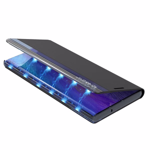 Sleep Case grāmatas tipa apvalks ar viedu logu Samsung Galaxy A22 4G rozā