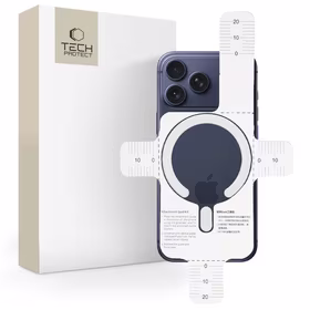 MagSafe Tech-Protect MMP-200 magnētiskais gredzens tālrunim - balts