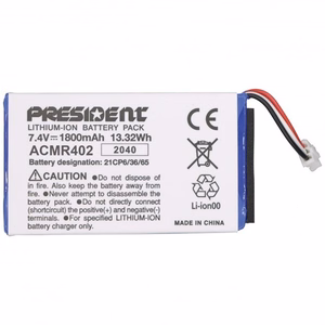 President Jerry ASC AM/FM pārnēsājamā CB radiostacija melna