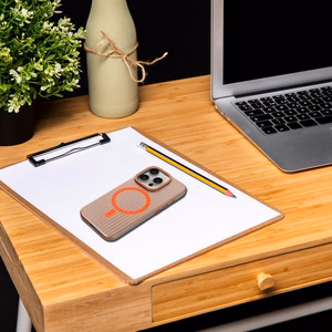 Viedtālruņa apvalks SIMPLY, saderīgs ar MagSafe, paredzēts iPhone 14, titāna smilšu krāsas apvalks