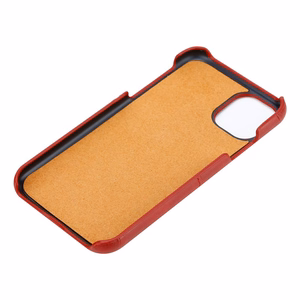 Crong Neat Cover vāciņš ierīcei iPhone 11 Pro, ar karšu kabatiņām, sarkans