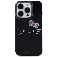 Hello Kitty IML kaķa sejas viedtālruņa apvalks iPhone 14 Pro - melns