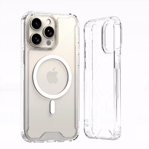 Caurspīdīgs stūra apvalks MagSafe iPhone 16 Pro - caurspīdīgs