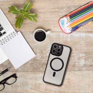 VARIETE MAG COVER magnētiskais viedtālruņa apvalks, savietojams ar MagSafe, IPHONE 13 PRO, melns