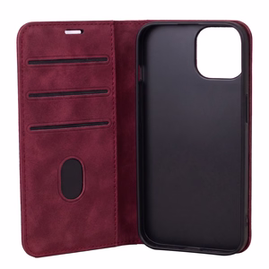 Smart Suede maciņš Honor 600 / Honor 600 Pro bordo