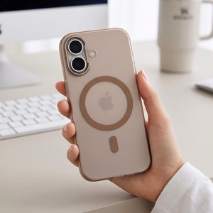 Tech-Protect MagZero MagSafe maciņš iPhone 17, matēti bēšbrūns