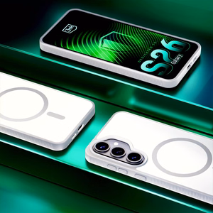3mk Smoke MagCase balts – tālruņa vāciņš modelim Samsung Galaxy S26+