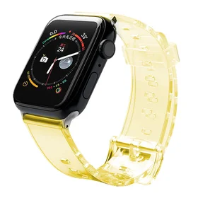 Silikona siksniņa Apple Watch 38/40 mm - dzeltena