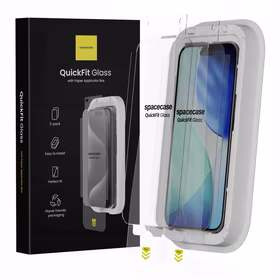 Spacecase Rūdīts stikls QuickFit Glass iPhone 16 Pro/17/17 Pro