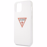 Guess GUHCP12MPCUCTLWH iPhone 12/12 Pro 6.1" balts cietais apvalks Triangle kolekcija