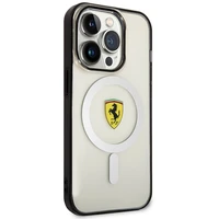 Ferrari FEHMP14XURKT iPhone 14 Pro Max 6.7" caurspīdīgs cietais viedtālruņa apvalks kontūras magnētiskais (MagSafe)