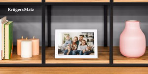 Kruger&Matz FRAMEO Wi-Fi 10,1 collas digitālais foto rāmis, balts
