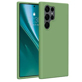 Etteri silikona viedtālruņa apvalks Samsung Galaxy S23 Ultra - gaiši zaļais