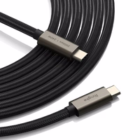 Ringke USB-C 3.2 Gen. PD240W kabelis 200cm - melns