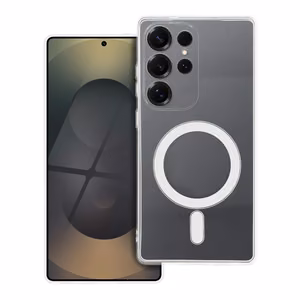 Caurspīdīgs viedtālruņa apvalks 2 mm OPPO RENO 14 5G saderīgs ar Magnētisko (kameras aizsardzība) caurspīdīgs