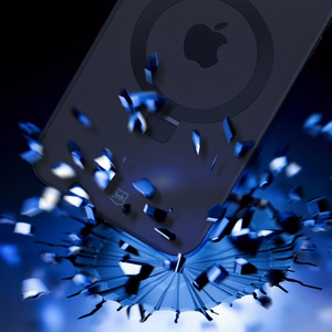 3mk Smoke viedtālruņa apvalks Mag&Stand Apple iPhone 15 plus - melns