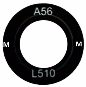 Samsung A566 A56 5G lens priekš camera Melns (lens Macro) 1pcs (service pack)