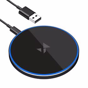 Wozinsky WLI-01Y 15W Qi indukcijas lādētājs ar USB-C kabeli - melns