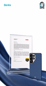 Benks Magnetic Armor Air Grid Kevlar maciņš metāla rāmis 600D A048 priekš Samsung Galaxy S26 zils
