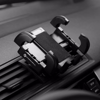 FORCELL F-GRIP regulārais automobiļa turētājs gaisa ventilācijai melns