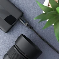 FORCELL F-ENERGY C274 kabelis Type C uz Type C QC4.0 PD 3A 60W Digitālais 1,2 m melns