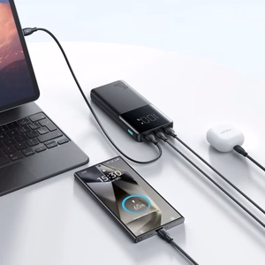 Portatīvais lādētājs Joyroom JR-PBF20 melns 10000mAh 25W (PD / QC3.0)