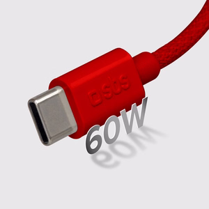 SBS TECABLETISSUETCCR USB-C - USB-C 1,5 m 60W pīts kabelis - sarkans
