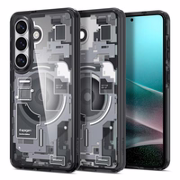 Spigen Ultra Hybrid Mag MagSafe Maciņš for Samsung Galaxy S26+ Zero One - Clear melns