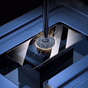 HOCO rūdītais stikls HD 5D Guardian vairogs (komplekts 10in1) - iPhone 14 Pro melns (G14)