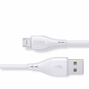 Kabelis T-PHOX Nature Micro USB, balts, 1.2M 3A