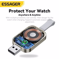 Bezvadu Lādētājs Essager "Bay Portable L" Balts (Apple Watch)