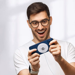 Ugreen CD245 40123 bezvadu Qi / MagSafe lādētājs 15W ar USB-C kabeli balts