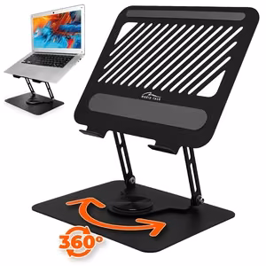 Regulējams, rotējošs, ergonomisks portatīvā datora statīvs 10–17″ LAPTOP STAND ROTO MT2662