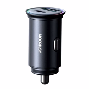 Joyroom JR-CCN04 60W USB-A USB-C mini lādētājs - melns