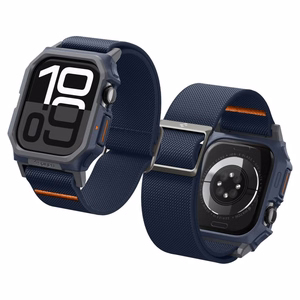 Spigen Lite Fit "Pro" apvalks Apple Watch 10 (46mm) tumši zils