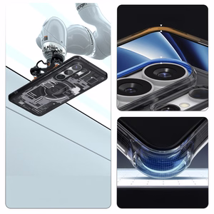 Spigen Ultra Hybrid Mag MagSafe Maciņš for Samsung Galaxy S26 Ultra Zero One - Clear melns