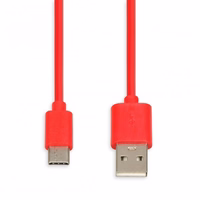 CABLE I-BOX USB 2.0 TYPE C, 2A 1M sarkans