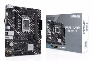 Mātesplate ASUS Prime H610M-K Intel H610 LGA1700 DDR5 Micro-ATX