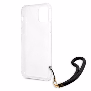 Guess GUHCP12MKSARBK iPhone 12/12 Pro 6.1" melns/melns cietais apvalks Camo kolekcija