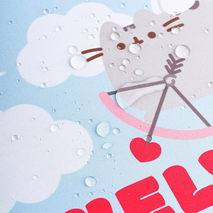 Pusheen Purrfect Love XXL spēļu galda paklājs, 80 × 35 cm